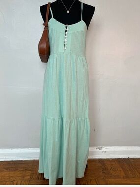 Asos mint green maxi dress